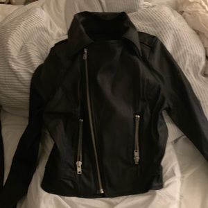 NWOT True Religion Leather Jacket Small